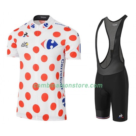 Combinaison Cycliste à Pois + Cuissard à Bretelles 2017 Tour De France